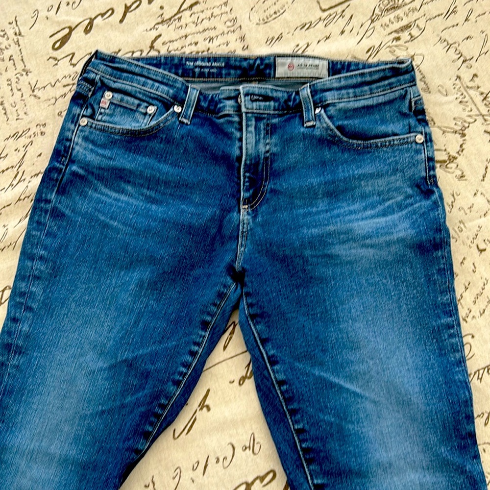 AG the legging ankle raw hem 31